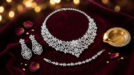 American Diamond Jewellery: Everything You Need to Know Before You Buy in 2026 - The Indian Mudra