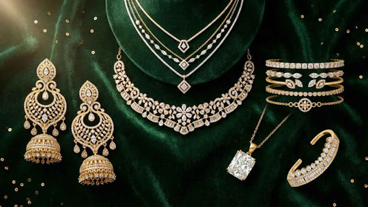 Top 10 American Diamond Jewellery Trends Dominating India in 2026 - The Indian Mudra