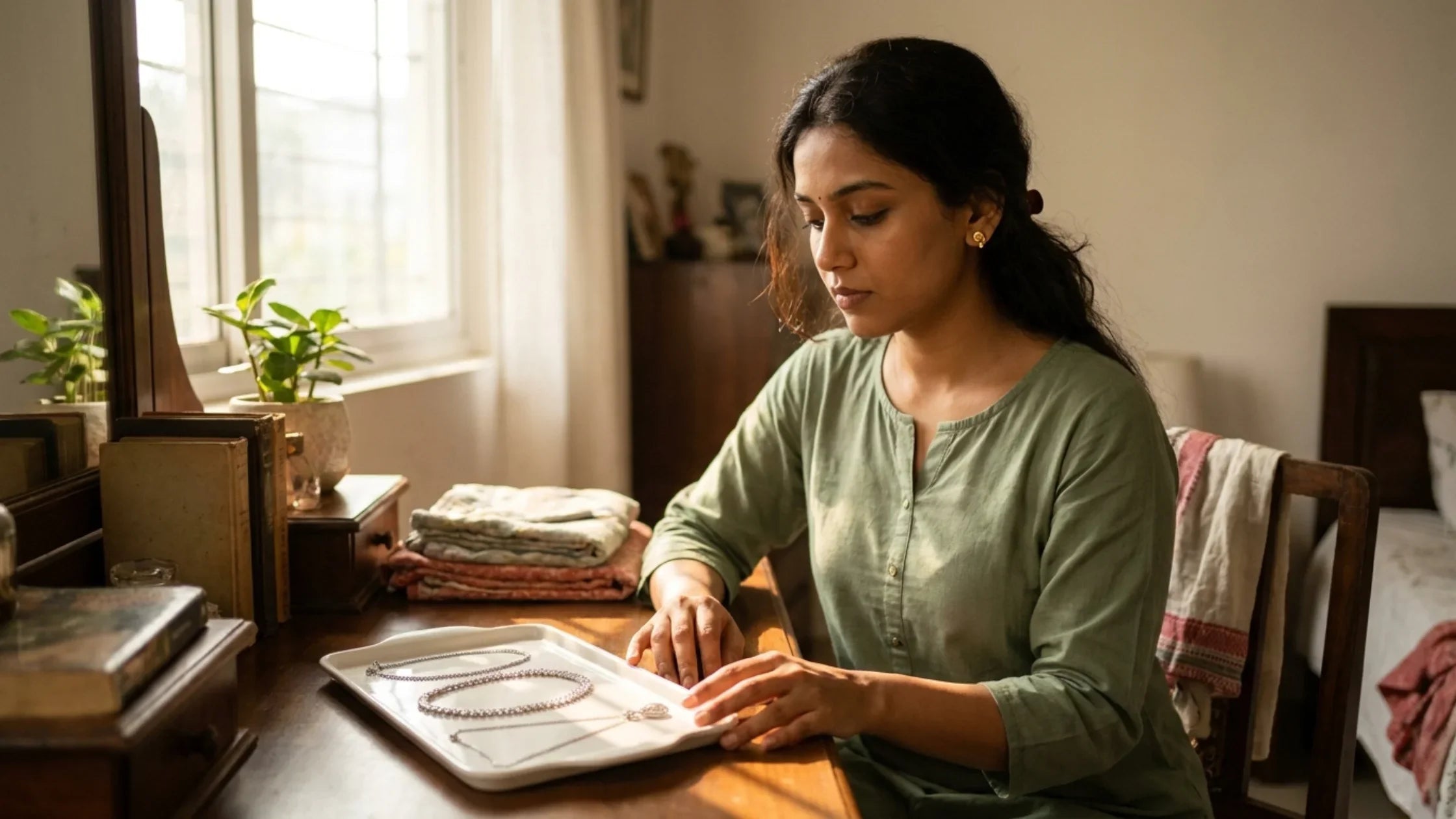 What Is an American Diamond Necklace Set — and Why Does It Actually Matter - The Indian Mudra