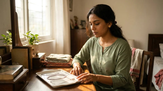 What Is an American Diamond Necklace Set — and Why Does It Actually Matter - The Indian Mudra