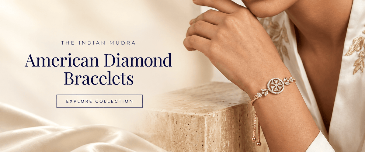 American Diamond Bracelets Online - The Indian Mudra