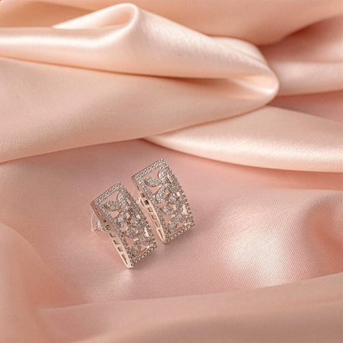 White American Diamond Lightweight Pendant Set of for Women for Occasion and Party Wear (MI - PEN - 005 - W - AD - SL) - The Indian Mudra